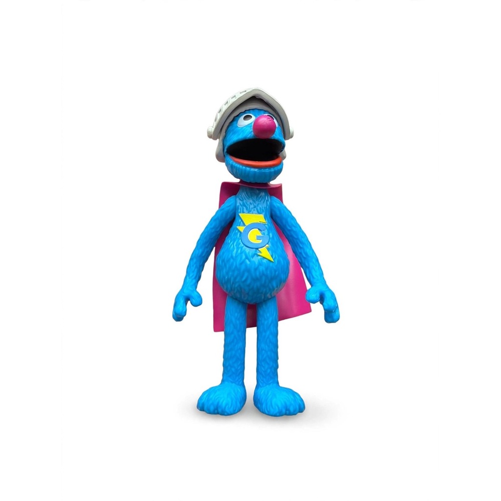 Super7 Sesame Street ReAction Super Grover Blind Box Figure Open Box New